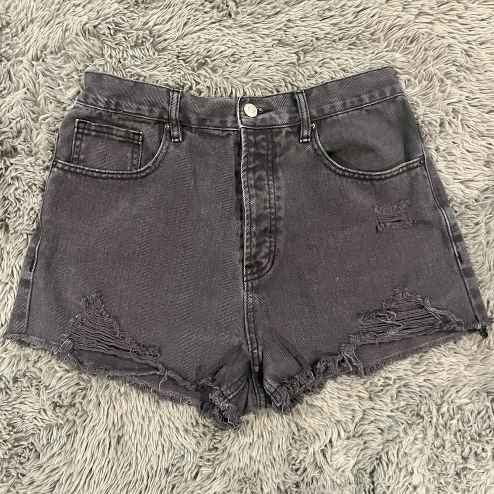 PacSun Distressed Black Women Shorts